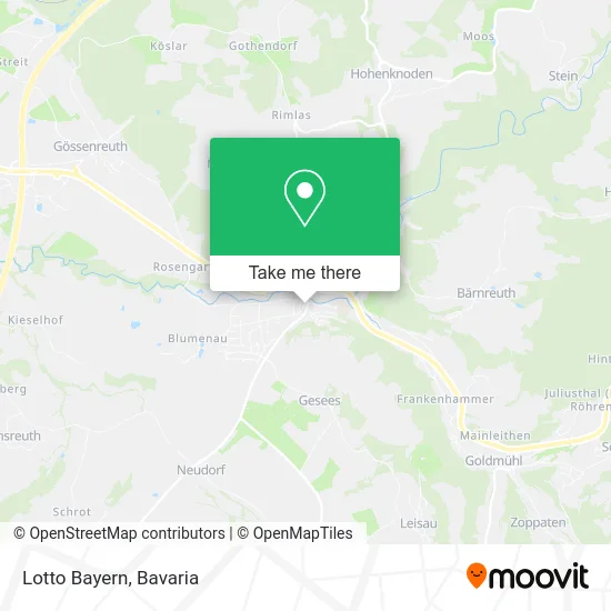 Карта Lotto Bayern