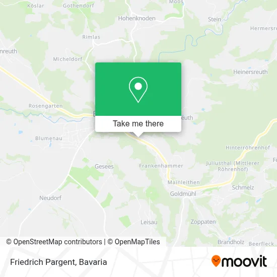 Friedrich Pargent map