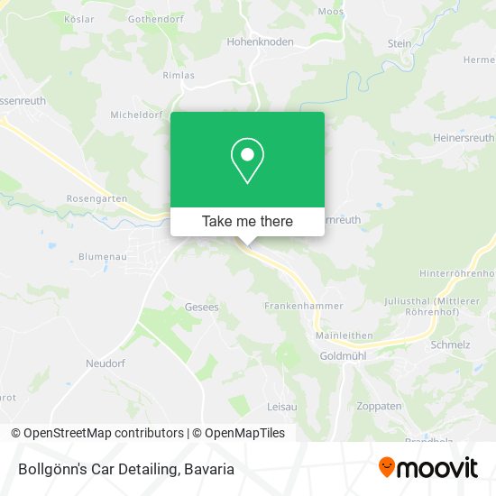 Bollgönn's Car Detailing map