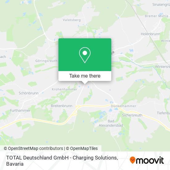 TOTAL Deutschland GmbH - Charging Solutions map