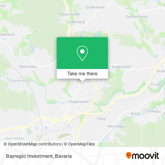 Карта Bayregio Investment