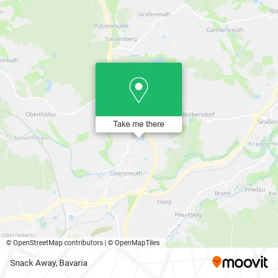 Карта Snack Away