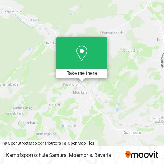 Карта Kampfsportschule Samurai Moembris