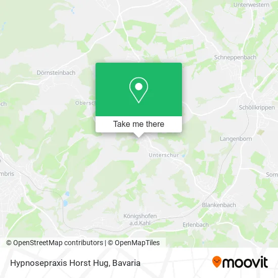 Карта Hypnosepraxis Horst Hug
