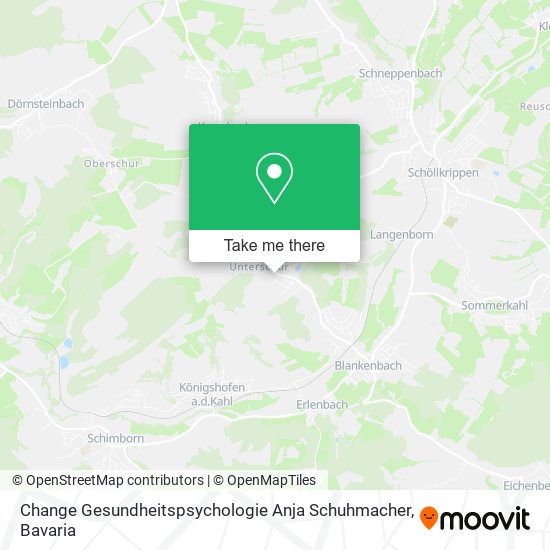 Change Gesundheitspsychologie Anja Schuhmacher map