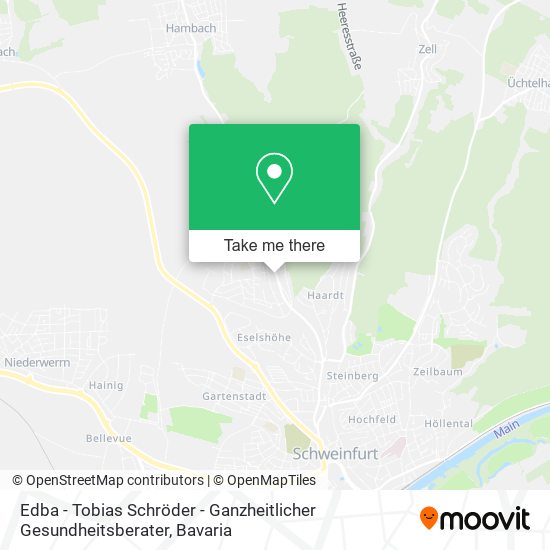 Edba - Tobias Schröder - Ganzheitlicher Gesundheitsberater map