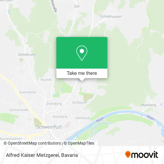 Alfred Kaiser Metzgerei map
