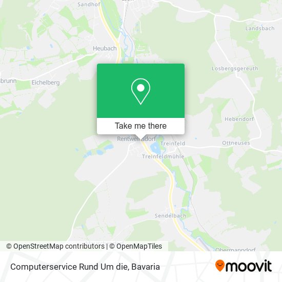 Computerservice Rund Um die map