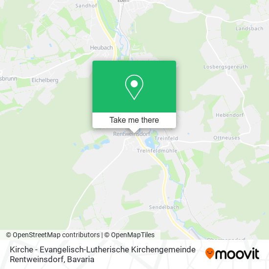 Kirche - Evangelisch-Lutherische Kirchengemeinde Rentweinsdorf map