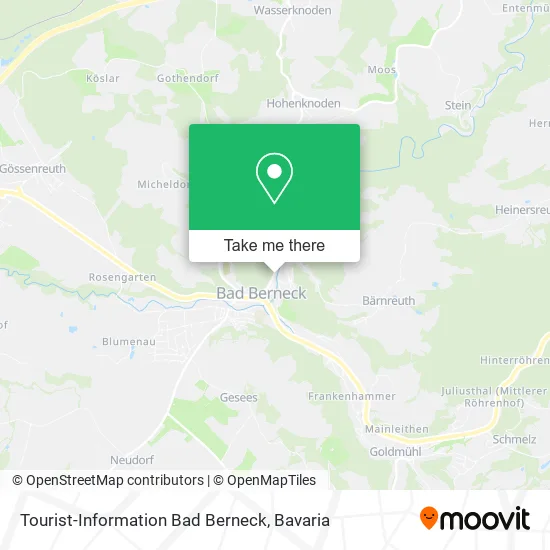 Карта Tourist-Information Bad Berneck