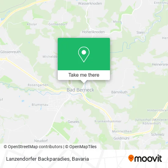 Карта Lanzendorfer Backparadies