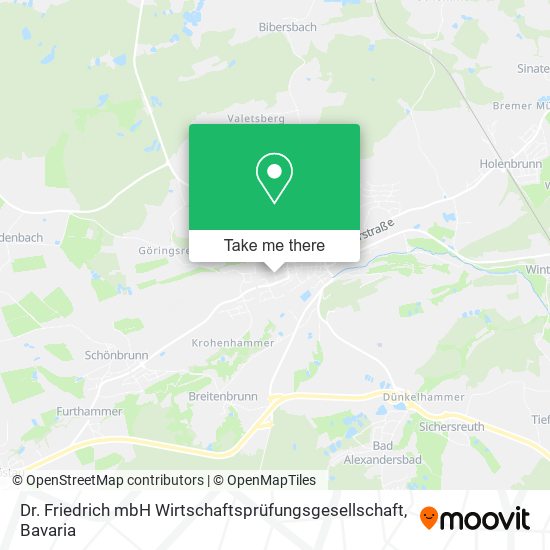 Dr. Friedrich mbH Wirtschaftsprüfungsgesellschaft map