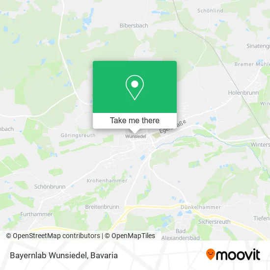 Карта Bayernlab Wunsiedel