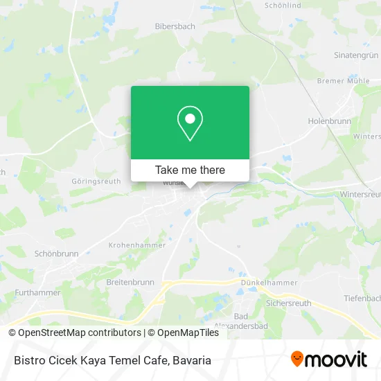 Карта Bistro Cicek Kaya Temel Cafe