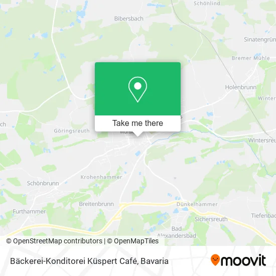 Карта Bäckerei-Konditorei Küspert Café