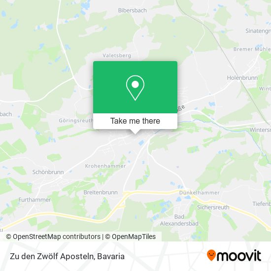 Zu den Zwölf Aposteln map