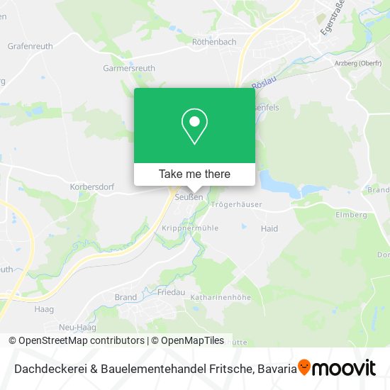 Dachdeckerei & Bauelementehandel Fritsche map
