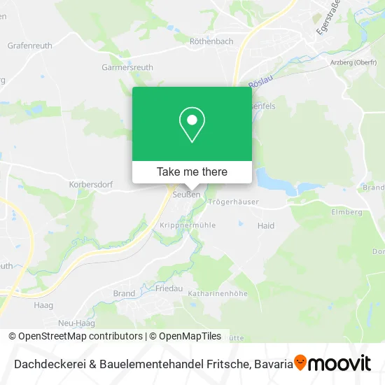 Карта Dachdeckerei & Bauelementehandel Fritsche