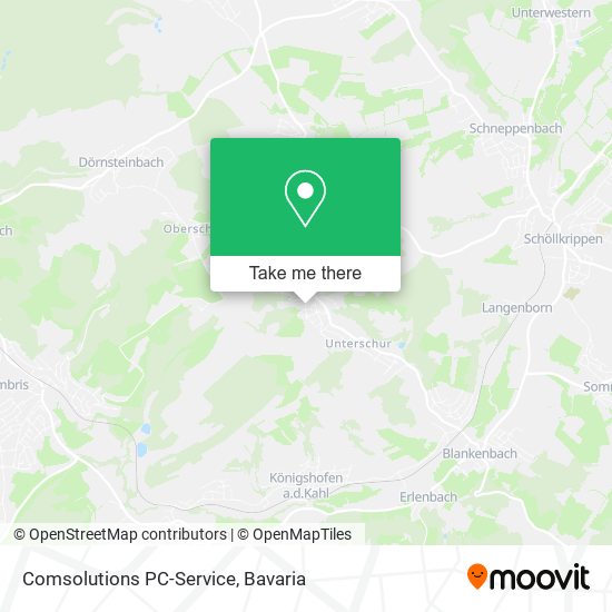 Comsolutions PC-Service map