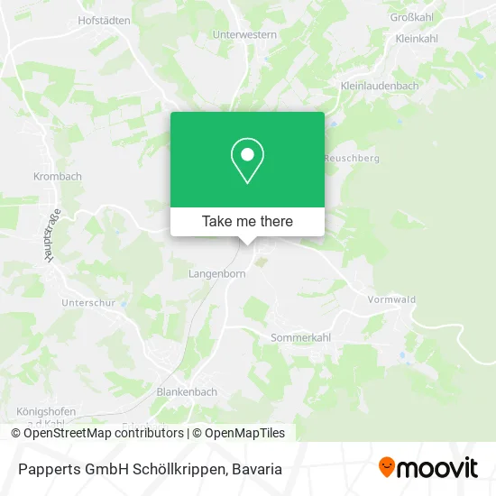 Карта Papperts GmbH Schöllkrippen