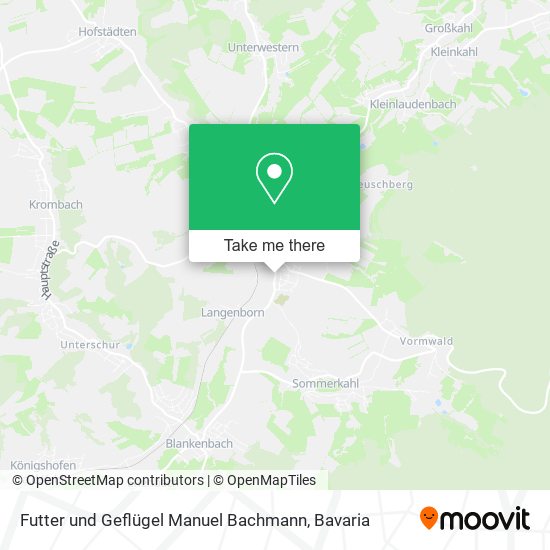 Futter und Geflügel Manuel Bachmann map