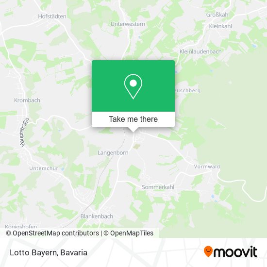 Lotto Bayern map