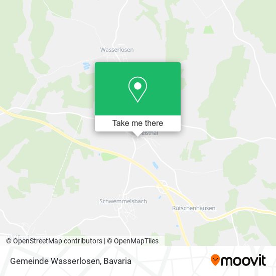 Gemeinde Wasserlosen map