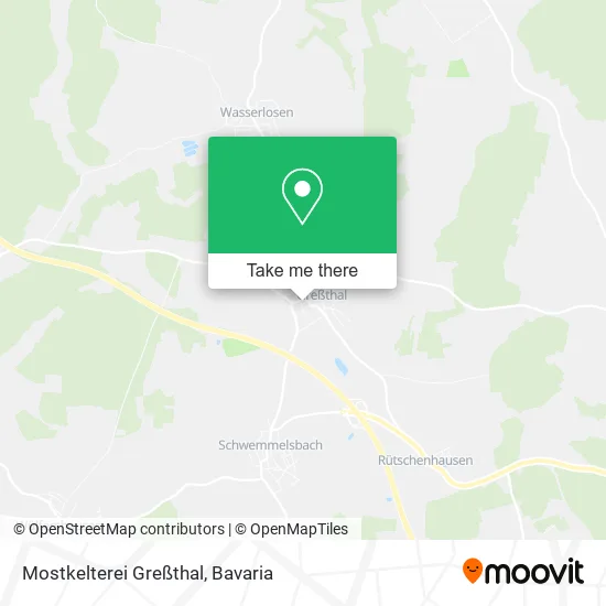 Карта Mostkelterei Greßthal