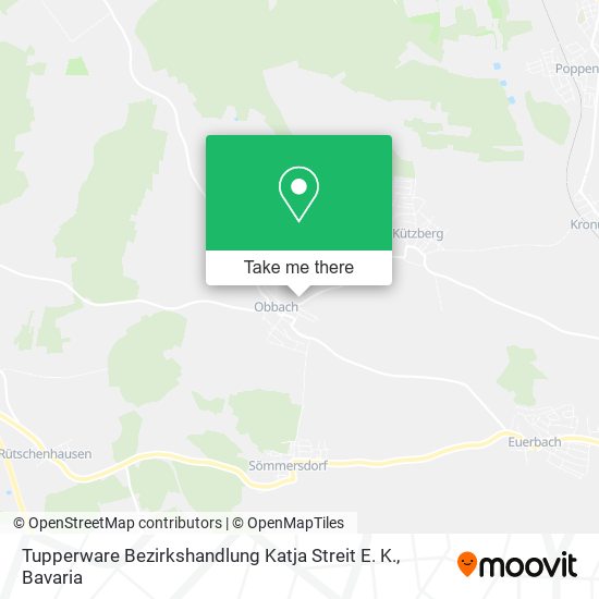 Tupperware Bezirkshandlung Katja Streit E. K. map
