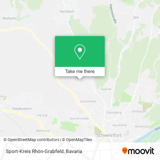 Карта Sport-Kreis Rhön-Grabfeld