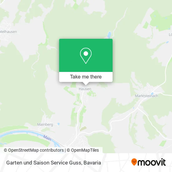 Карта Garten und Saison Service Guss