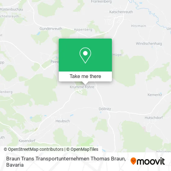 Карта Braun Trans Transportunternehmen Thomas Braun