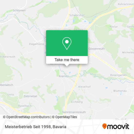 Meisterbetrieb Seit 1998 map
