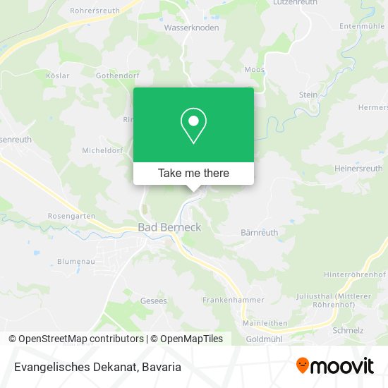 Evangelisches Dekanat map