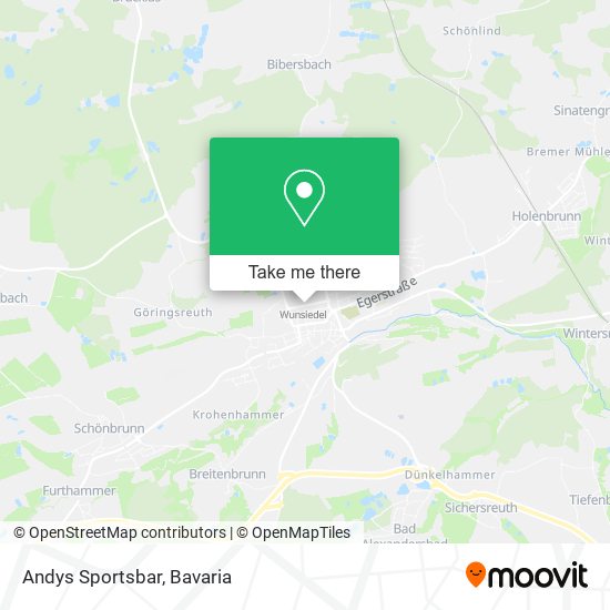 Andys Sportsbar map