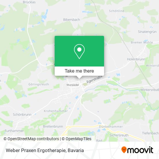 Weber Praxen Ergotherapie map