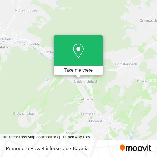 Pomodoro Pizza-Lieferservice map