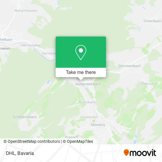 Карта DHL