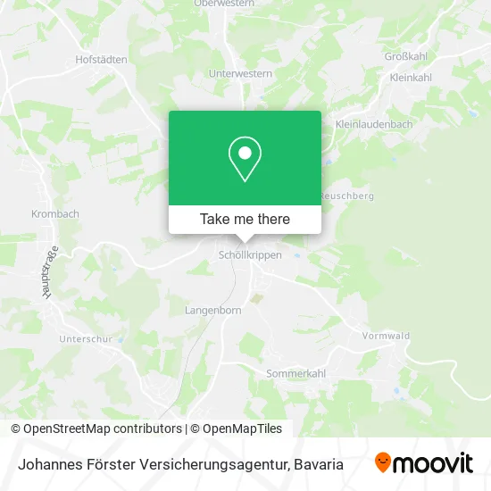 Johannes Förster Versicherungsagentur map