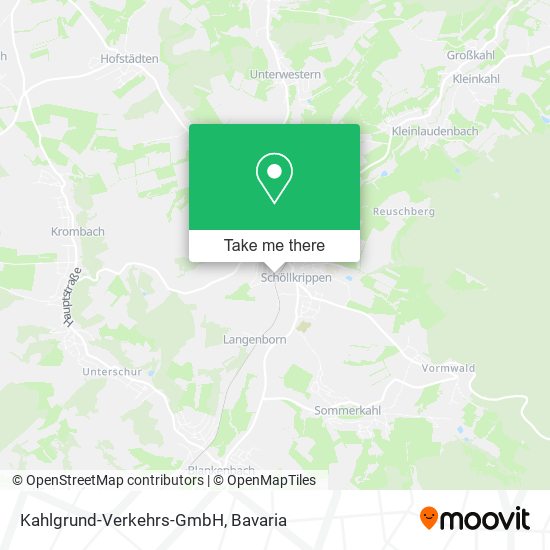 Kahlgrund-Verkehrs-GmbH map