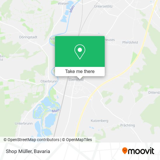 Карта Shop Müller