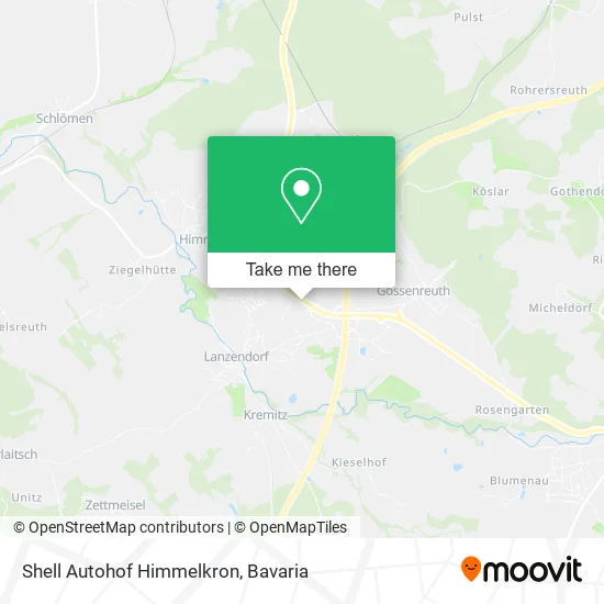 Карта Shell Autohof Himmelkron