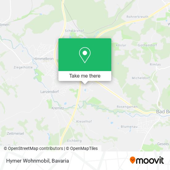 Hymer Wohnmobil map