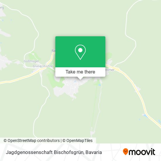 Карта Jagdgenossenschaft Bischofsgrün