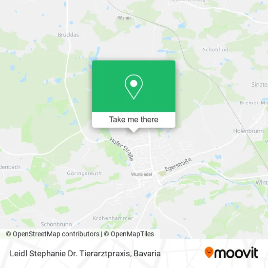 Карта Leidl Stephanie Dr. Tierarztpraxis