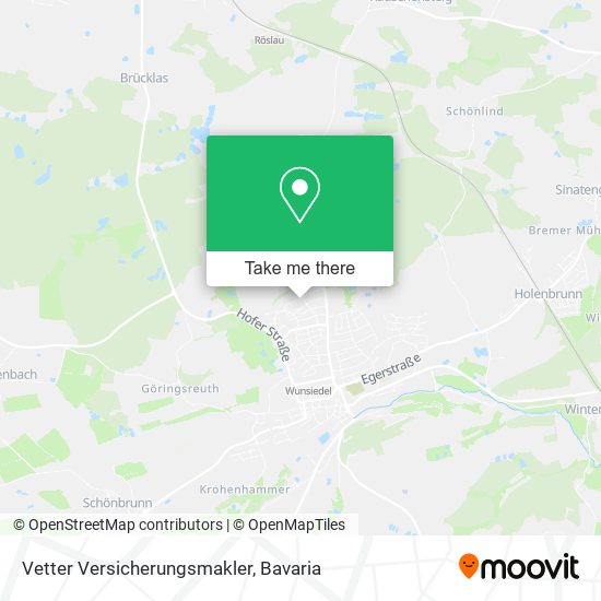 Vetter Versicherungsmakler map