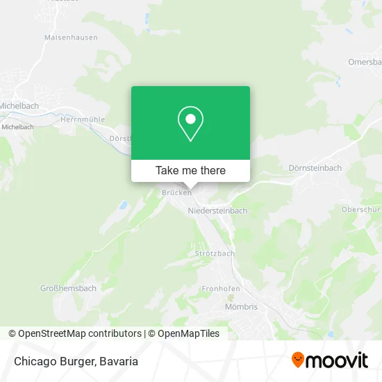 Карта Chicago Burger