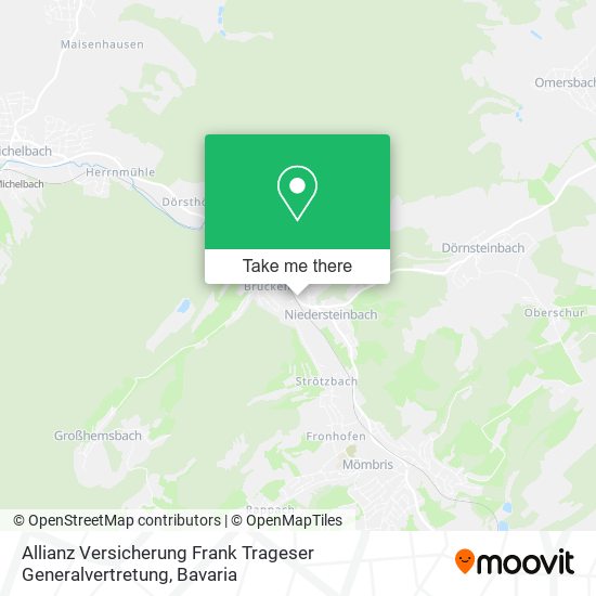 Allianz Versicherung Frank Trageser Generalvertretung map