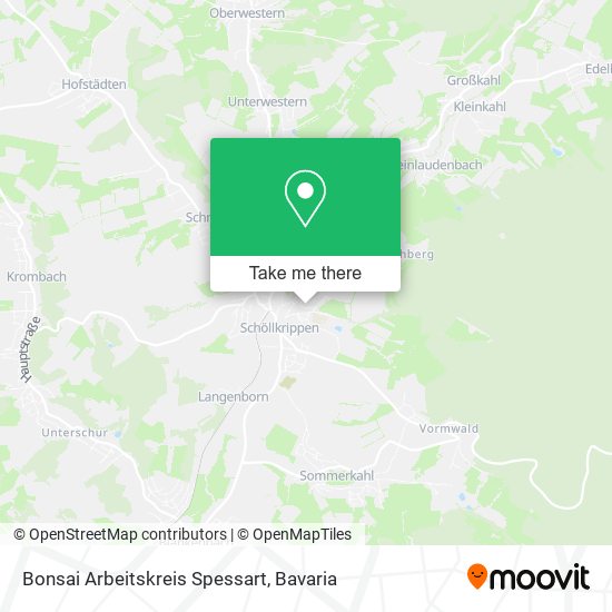 Bonsai Arbeitskreis Spessart map