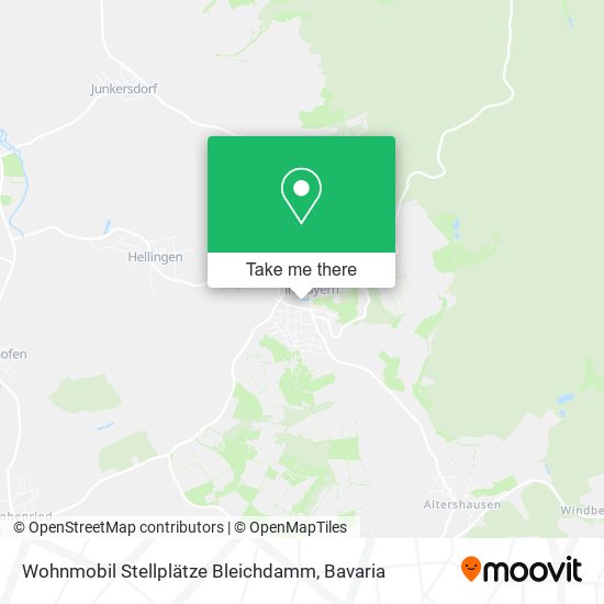 Wohnmobil Stellplätze Bleichdamm map